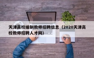天津高校编制教师招聘信息（2020天津高校教师招聘人才网）