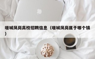 增城凤岗高校招聘信息（增城凤岗属于哪个镇）