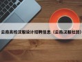 云南高校汉服设计招聘信息（云南汉服社团）