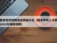 西安高校招聘信息网站大全（西安高校人才网2021年最新招聘）