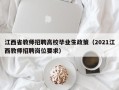 江西省教师招聘高校毕业生政策（2021江西教师招聘岗位要求）