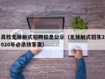 高校无接触式招聘信息公示（无接触式招生2020年必杀技答案）
