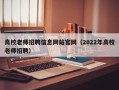 高校老师招聘信息网站官网（2022年高校老师招聘）