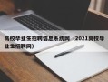高校毕业生招聘信息系统网（2021高校毕业生招聘网）