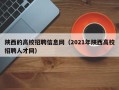 陕西的高校招聘信息网（2021年陕西高校招聘人才网）