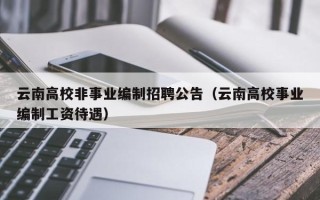 云南高校非事业编制招聘公告（云南高校事业编制工资待遇）
