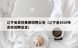 辽宁省高校集群招聘公告（辽宁省2020年高校招聘信息）