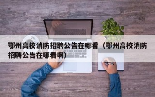 鄂州高校消防招聘公告在哪看（鄂州高校消防招聘公告在哪看啊）