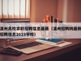 温州高校求职招聘信息最新（温州招聘网最新招聘信息2019学校）