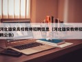 河北雄安高校教师招聘信息（河北雄安教师招聘公告）