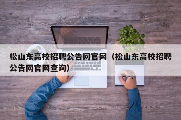 松山东高校招聘公告网官网（松山东高校招聘公告网官网查询）-第1张图片-高校人才招聘