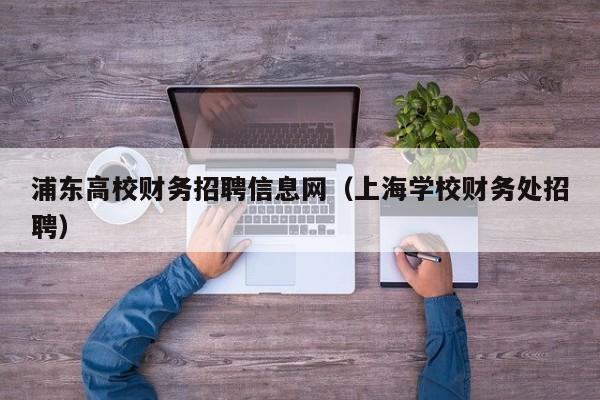 浦东高校财务招聘信息网（上海学校财务处招聘）-第1张图片-高校人才招聘