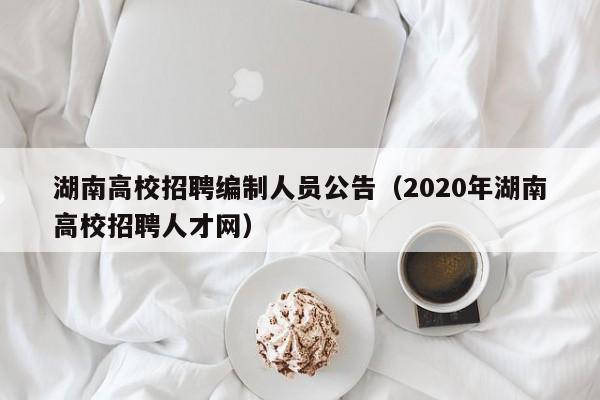 湖南高校招聘编制人员公告（2020年湖南高校招聘人才网）-第1张图片-高校人才招聘