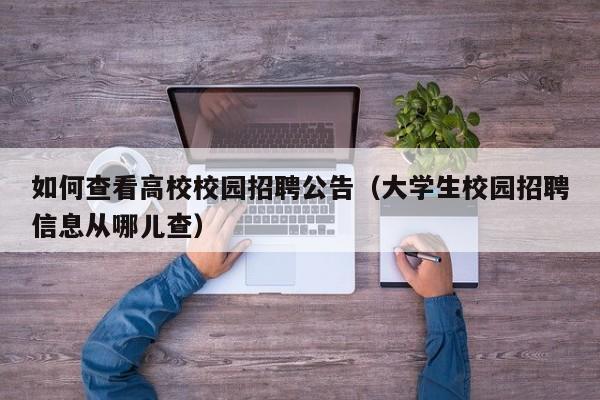 如何查看高校校园招聘公告（大学生校园招聘信息从哪儿查）-第1张图片-高校人才招聘